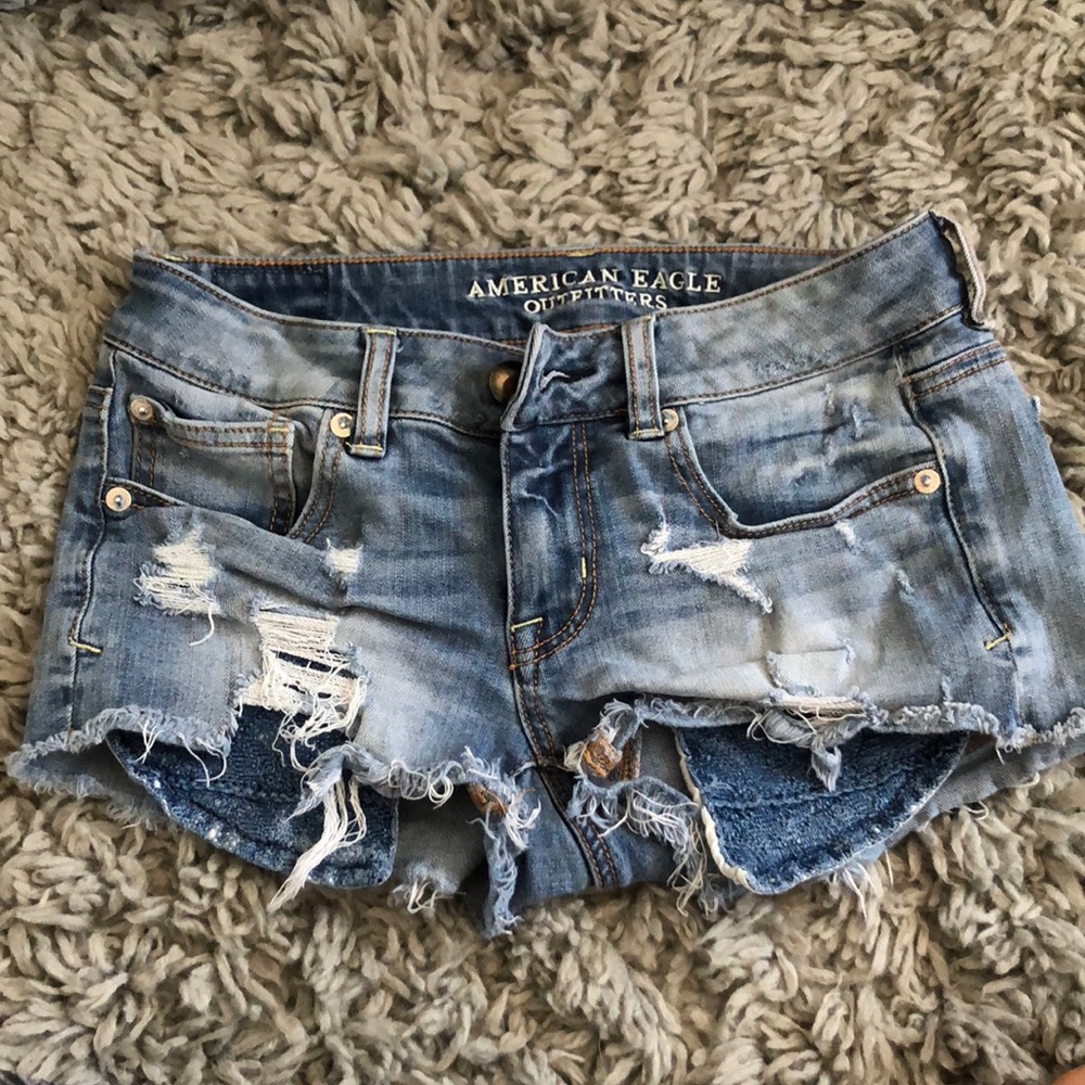 Shortie Shorts American Eagle